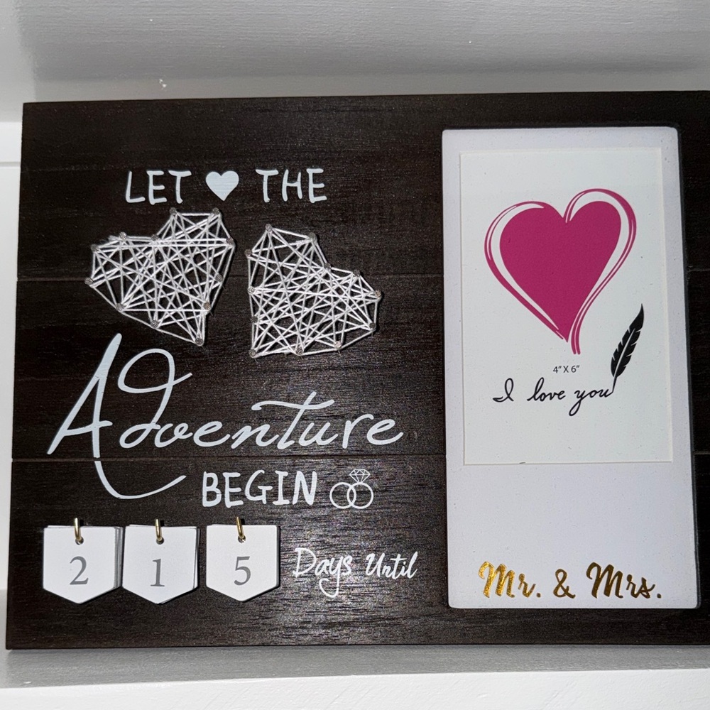 l Wedding Countdown Sign